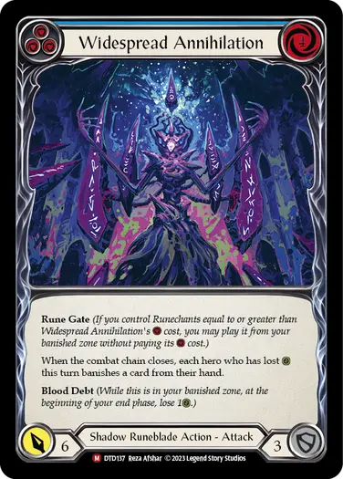 Widespread Annihilation