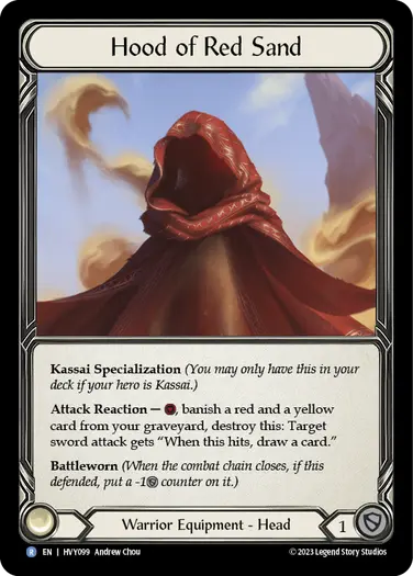Hood of Red Sand