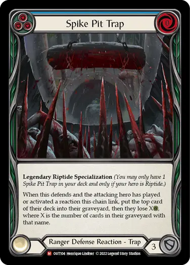 その他 Riptide, Lurker of the Deep Marvel fab Riptide, Lurker of the Deep (Promo) - Flesh & Blood TCG