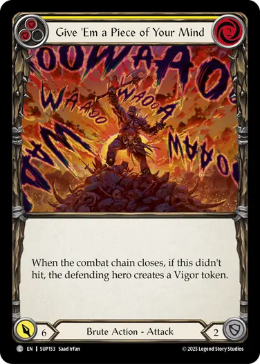 Give 'Em a Piece of Your Mind