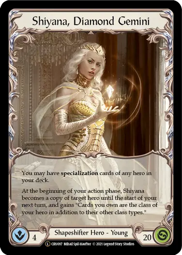 その他 FAB RF Shiyana,Diamond Gemini Shiyana - Flesh and Blood TCG